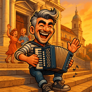 Arie in der Schweiz – vom Nachtzug aus Amsterdam zur Bühne deines Fäschts 10 Arie vor dem Jura – der holländische Musiker bringt Solothurns Abende zum Leuchten.