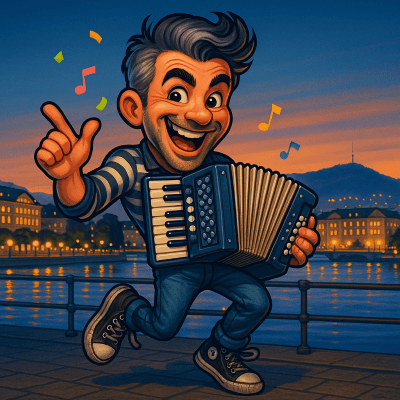 Arie in der Schweiz – vom Nachtzug aus Amsterdam zur Bühne deines Fäschts 11 Arie in Zug – wo der See glitzert und der Holländer mit der Quetsche Banker zum Tanzen bringt.