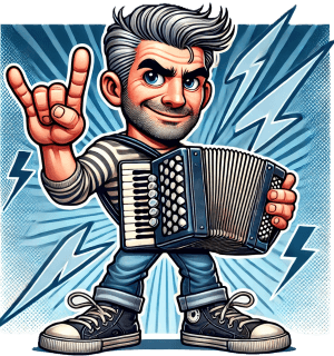 Arie•Rocks Maskotte - Das Maskottchen mit 